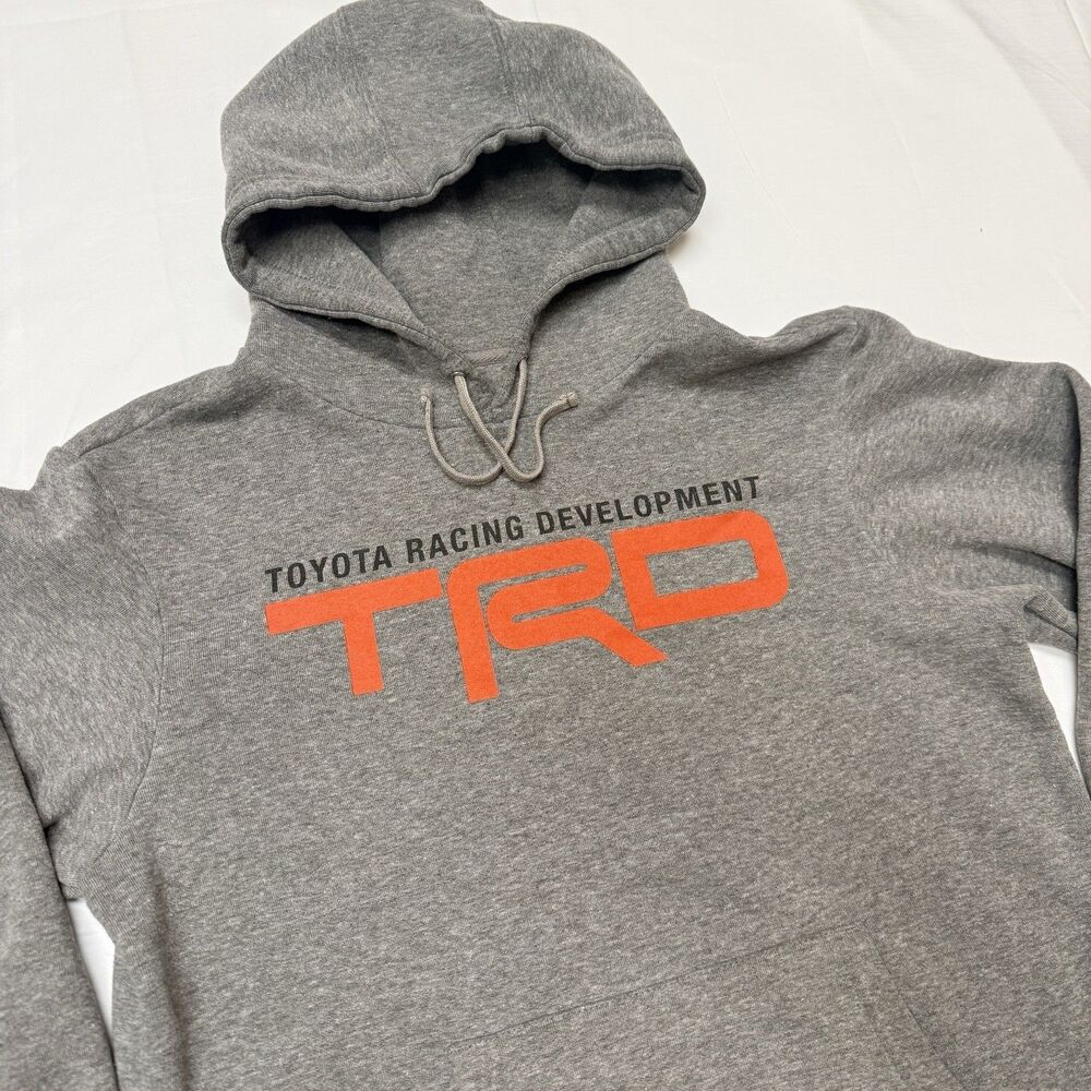 Fanatics x Toyota Racing Development Pullover Hoodie Sweatshirt Mens Medium Gray